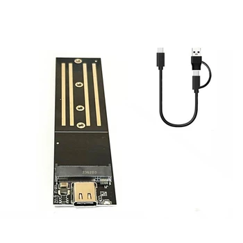 M.2 Ngff USB3.0 Type-C конверсионна карта Sata твърдотелен диск към сериен порт Мобилна карта за преобразуване на