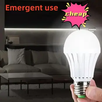 Led аварийна светлина LED крушка E27 Led лампа 5W 7W 9W акумулаторна батерия осветление лампа за външно осветление Bombillas фенерче