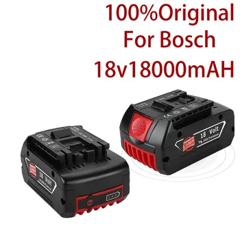 2021 18V 18000mah акумулаторна батерия за Bosch 18V батерия Backup 6.0A преносима замяна за индикатор Bosch BAT609