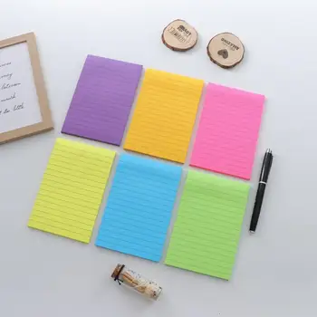 Самозалепващи се бележници Morandi цветове облицовани лепкави бележки Висококачествени самозалепващи подложки за гладко писане Лесно отстраняване за офис