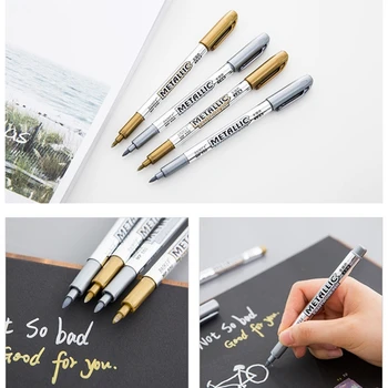 Водоустойчиви акрилни писалки за боя Метална писалка Смола Занаятчийска писалка Използвайте за DIY занаятчийски проекти Скрапбукинг скална живопис