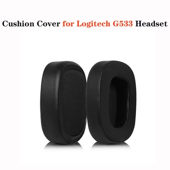 За Logitech кожена възглавница покритие мека пяна възглавници покритие за Logitech G533 наушници слушалки