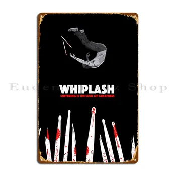Whiplash филм метална плака плакат дизайн стена декор характер кино хол калай знак плакат