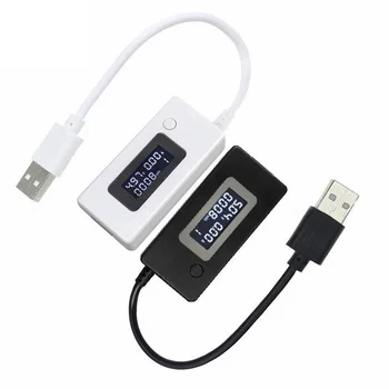 USB напрежение/ампера Капацитет на зареждане Тестер Мултицет Тест Скорост на зарядни устройства Кабели Капацитет на мобилен телефон