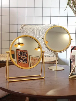 Домакински малък интернет знаменитост козметично огледало студентско общежитие офис бюро повърхностен панел настолна тоалетка огледало