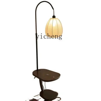 XL Ретро настолна лампа с маса и маса за чай Японски стил Mid-древна спалня B & B Нощна лампа за примамване на риба