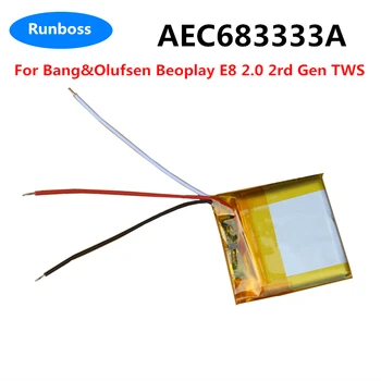 Нов AEC683333A 3.7V 560mAh За Bang & Olufsen Beoplay E8 2.0 2-ро поколение TWS зарядна кутия акумулаторна резервна батерия за слушалки