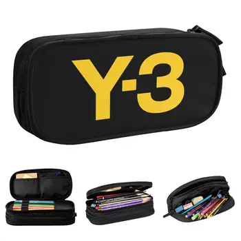 Yohji Yamamoto Японска мода Y-3 молив случай молив торбичка писалка кутия за момичета момчета големи чанти ученици училищни подаръци аксесоари