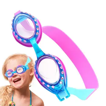 Clear Vision плуване очила за защита на очите Детски очила за плуване против мъгла Сърфиране Регулируема каишка за защита от течове очила за деца