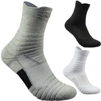 Памучна външна кърпа отдолу Средни чорапи Чорапи Чорапи за бягане Баскетболни чорапи