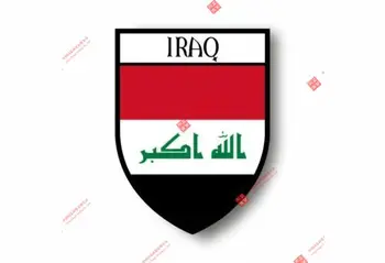 Личностни стикери Стикери за сувенири Винил Car Shield City Flag World Crest Ирак Ирак кола Decal декорация лаптоп