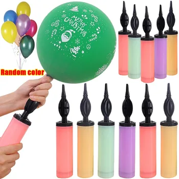Декорация за рожден ден Балонна помпа Ръчна въздушна помпа за пълнене Парти балон надуваема помпа Сватбени консумативи Произволно цвят