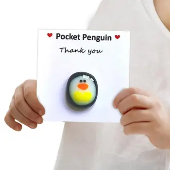 2022 Малка джобна прегръдка на пингвин Малка джобна прегръдка на пингвин Приятелски животински декорации Малки пингвин декорации за