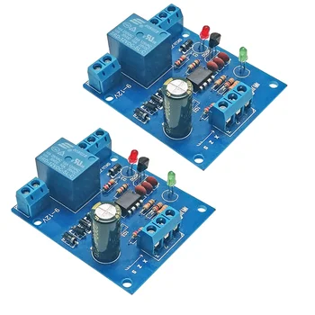 2PCS 12V сензор за ниво на течна вода Автоматично изпомпване на нивото на водата Откриване на водна помпа Контролна платка