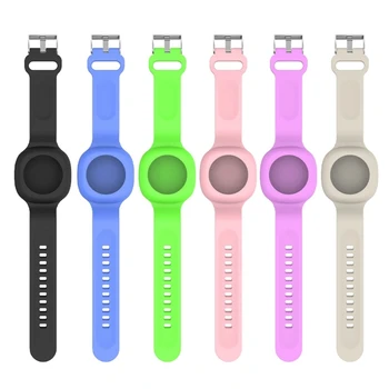 C1FB мек силиконов детски маншет детски часовник гривниGPSHolder анти-изгубени гривни часовник дизайн подходящ за SmartTag