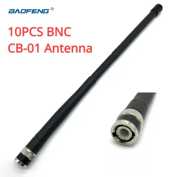 10PCS BNC телескопична антена CB-01 27Mhz за Cobra Midland Uniden Maxon президент Anytone Handheld / Portable CB Walkie Talkie