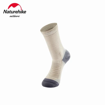 Naturehike Нови удебелени чорапи от мериносова вълна Мъже Жени Поддържайте топла мода Свободно време Спорт Туризъм Високи чорапи Нехлъзгащи се дишащи