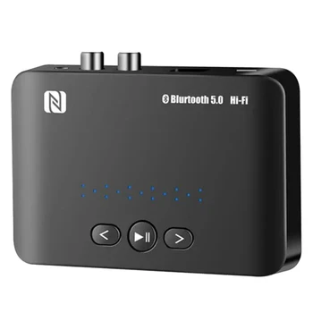 NFC Bluetooth 5.0 приемник предавател комплект стерео AUX U диск RCA оптичен безжичен Bluetooth адаптер за телевизор PC кола високоговорител комплект