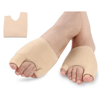 Силиконови подложки за обувки Възглавница за предно стъпало Ортопедични стелки Ushape Удобни полустелки Мъже Жени Разделител за пръсти Продукт за грижа за краката