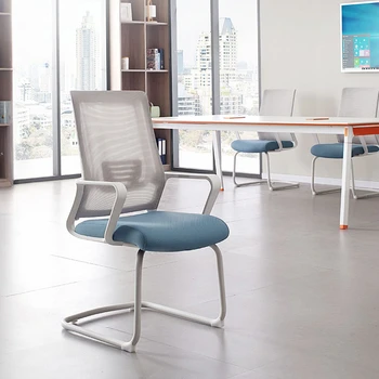 Модерни минималистични конферентни столове за работа Фирма Специален офис стол Лека луксозна конферентна зала Ролка облегалка кресло