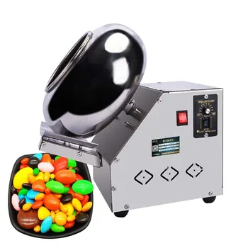 PBOBP неръждаема стомана захар покритие машина нова версия печени ядки захар фъстъчено шоколад бонбони покритие машина