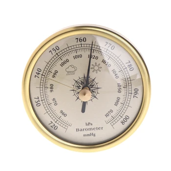 Многофункционален термометър рамка стена висящи безжичен будилник барометър термометър хигрометър за вътрешен открит