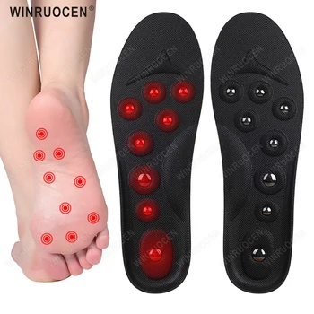 магнит Невидима стелка Масажни обувки Подложки за подметки Отслабване Насърчаване на кръвообращението Дишаща грижа за краката Мъже Жени