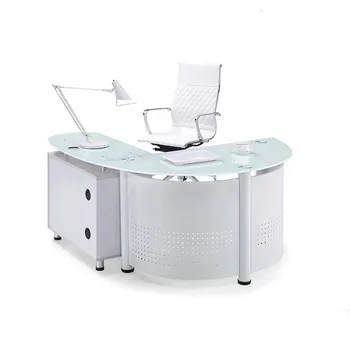 Уникален най-нов дизайн Високо качество Офис маса бюро мебели модерен офис бюра стъкло работно бюро