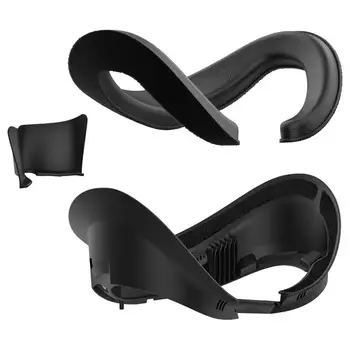 VR интерфейс за лице скоба гъба лице подложка замяна за Picos 4 VR слушалки миещи се пот-доказателство кожа лицето капак
