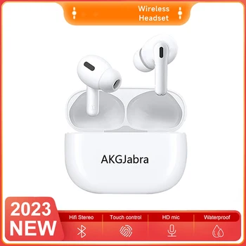 AKGJABRA TWS Bluetooth безжична слушалка Air Pro водоустойчиви слушалки спортни безжични слушалки за уши с микрофон за работен компютър