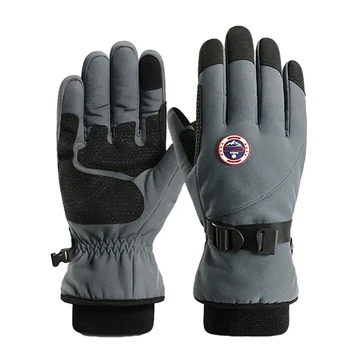 Зимни водоустойчиви ръкавици за колоездене Touch Screen Fleece мотоциклетни ръкавици Открит спорт Non-хлъзгане топло бягане ски ръкавици