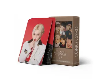 55pcs/set Kpop Idol Stray Kids Lomo Cards XMAS Photocards Photo Card for Fans Collection