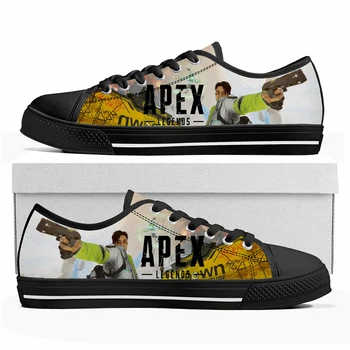 Hot Cartoon Game Apex Legends Crypto Low Top Sneakers Womens Mens Teenager Висококачествени обувки Casual Tailor Made Canvas Sneaker