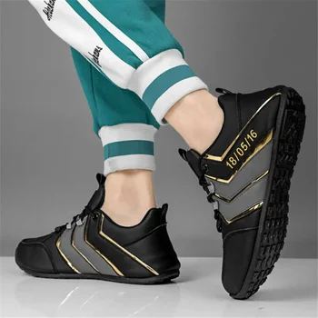 двуцветни нормални кожени обувки на открито за мъже Vulcanize баскетбол тенис мъжки маратонки мъже евтини спортни модни упражнения XXW3