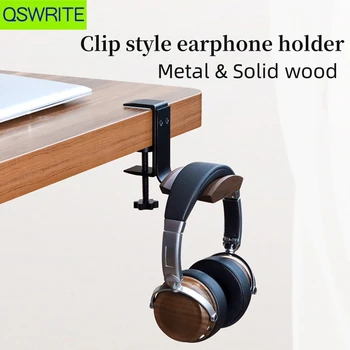 Метален клип държач за слушалки Настолна стойка за слушалки багажник за съхранение на слушалки маса за слушалки клип тип закачалка за слушалки