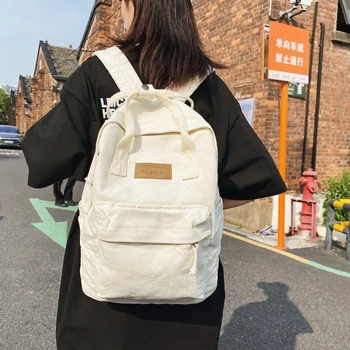Fashion платно жени раница женски колеж студент лаптоп чанта Kawaii пътуване училище чанти за тийнейджърки корейски стил Bookbag