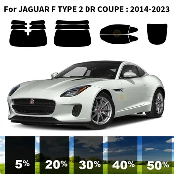  Предварително изрязана нанокерамика кола UV стъкло Tint Kit Автомобилно фолио за прозорци за JAGUAR F TYPE 2 DR COUPE 2014-2023