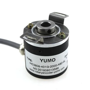 YUMO енкодер IHC3808 модел 2000ppr инкрементален ротационен енкодер Ротационен енкодер с кух вал