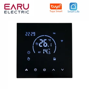 TUYA WiFi термостат температурен контролер вода електрическо подово отопление TRV AC100V-240V 3A 16A цифров LCD дисплей стенен