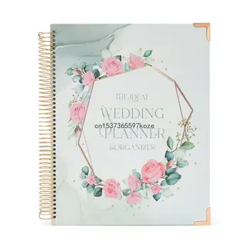 Сватбен агент Сватбена книга с твърди корици Флорална сватба