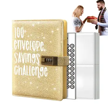 Cash Envelope Wallet A6 Challenge Binder Savings Challenge Book Budget Binder Money Organizer Лесен и забавен начин да спестите 5 050