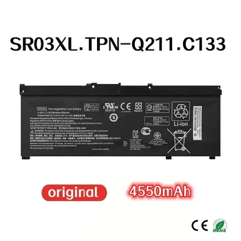 100% оригинален 4550mAh За HP SR03XL TPN-Q193 Q211 C133 C134 15-DC0004/0005/0006/0007/0008/0009/0011/0013/0014TX лаптоп батерия
