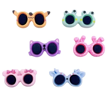 20Pcs смола очила аксесоари Kawaii характеристики Flatback DIY скрапбукинг занаятчийски декорации