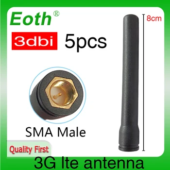 Eoth 5pcs 3G lte антена 3dbi SMA мъжки конектор Plug antenne рутер външен ретранслатор Huawei безжичен модем antene