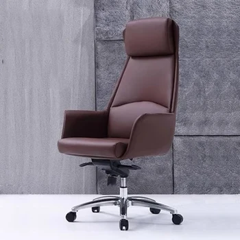 Нов единичен диван проучване шеф стол ротация комфорт етаж дизайнер бизнес мобилен шеф стол фоайе офис спалня мебели