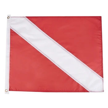 Scuba Diving Flag Boat Signal Flag Snorkeling Boat Signal Floater Flag For Underwater Scuba Diving Spearfishing
