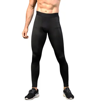 Мъже Чорапогащи за бягане Mesh Пачуърк Спортни клинове Компресия бельо Бързосъхнещи панталони Джогинг Фитнес Фитнес панталони MMA
