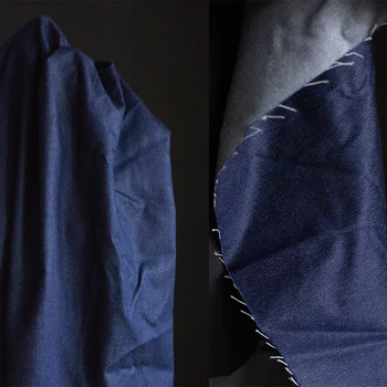 Burnt Flower Denim Fabric Mesh Transparent Bottom Cloth Diy Clothing Craft Fabric Transformation Designer