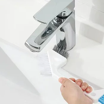 3 в 1 четка за почистване на пукнатини за многократна употреба Кухненски ъгли за многократна употреба Инструмент за почистване на баня тоалетна