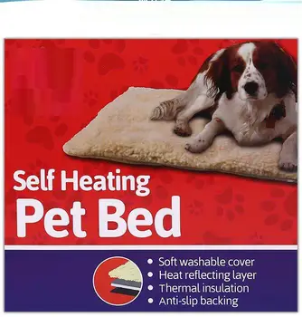 Самонагряваща се термична подложка за домашни любимци, килим или легло за котки и малки кучета Самонагряващо се легло за домашни любимци